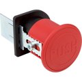 Kipp Emergency Opener, Plastic Black, Push Button Comp:Plastic Comp:Red, Bn=8/10, P=30-50 K1497.93050